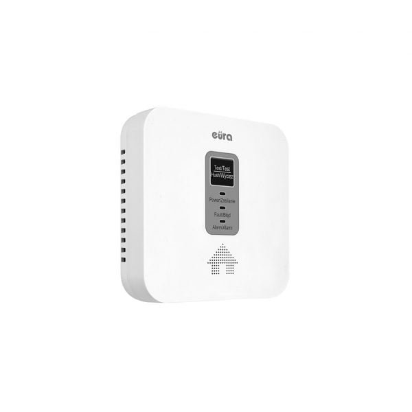 Anglies monoksido ir dujų detektorius Eura CGD-50A2