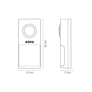 Bevielis durų skambutis Eura WDP-90H2