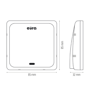 Durų skambučio mygtukas Eura Kinetic