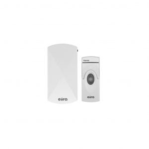 Bevielis durų skambutis Eura WDP-05A3 baltas 230V / 50 Hz