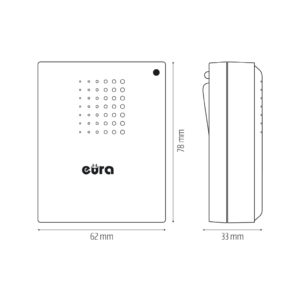 Bevielis durų skambutis Eura WDP-12A3 Cello