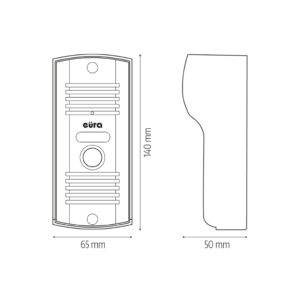 Domofonas Eura ADP-11A3 Invito