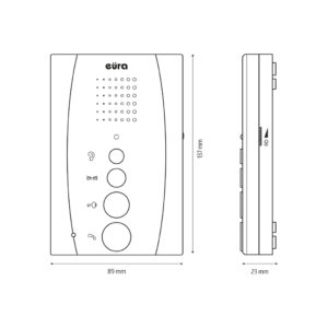 Domofonas Eura ADP-11A3 Invito