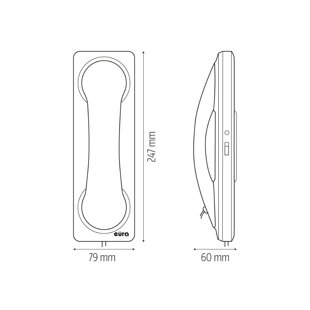 Domofonas Eura ADP-23A3 Flumino