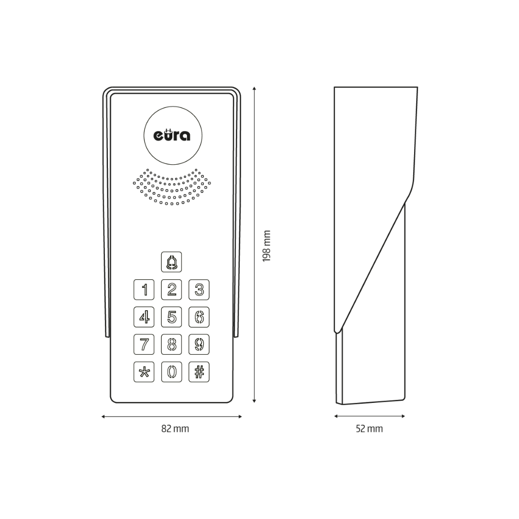 Domofonas Eura ADP-36A3 Ingresso Bianco - Image 8