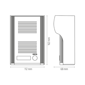 Domofonas Eura ADP-41A3 Remoto