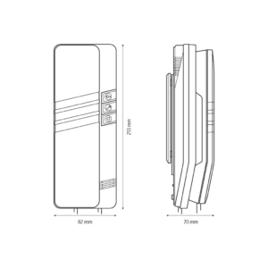 Domofonas Eura ADP-41A3 Remoto