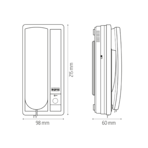 Domofonas Eura ADP-47A3 Doppio