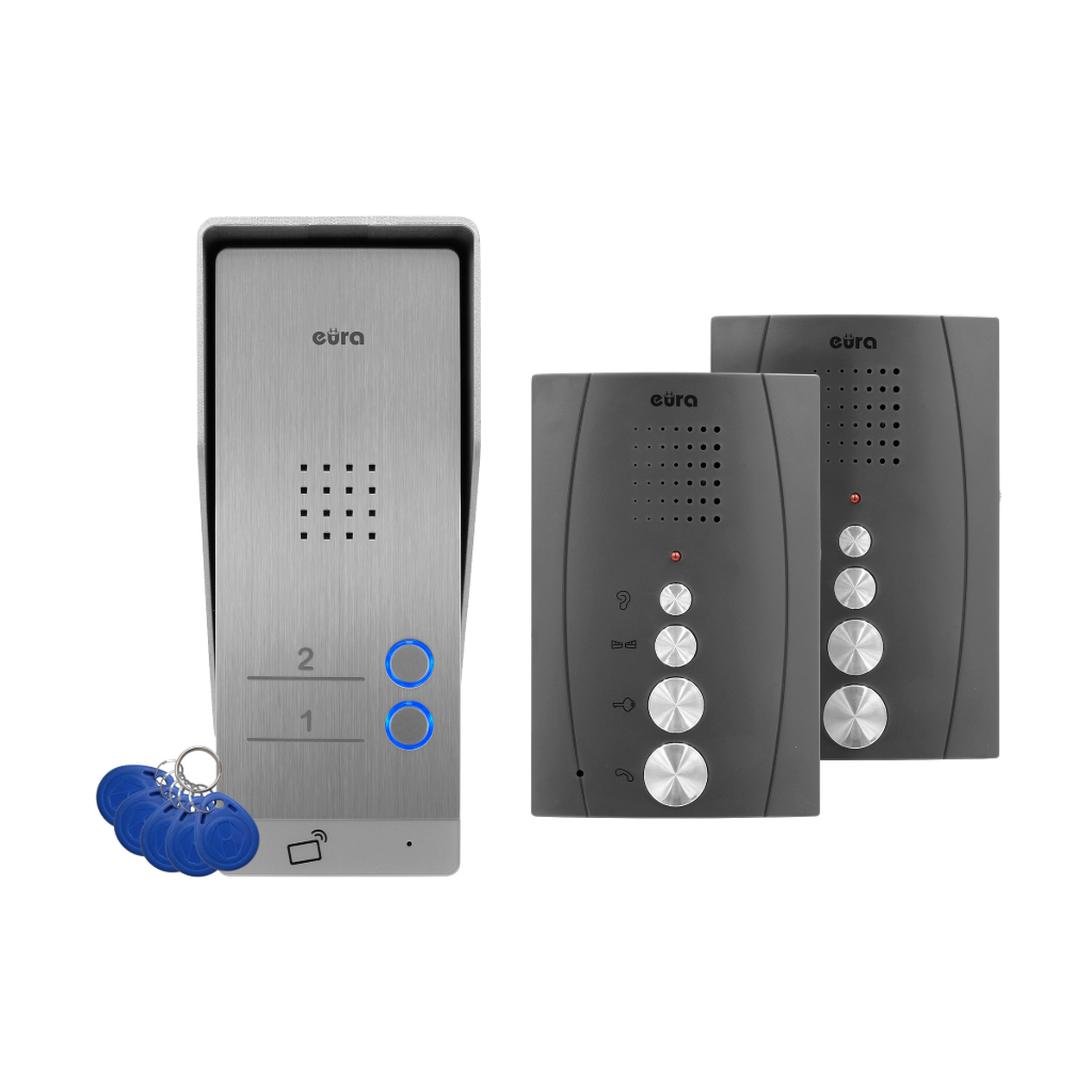 Domofonas Eura ADP-62A3 Graphite