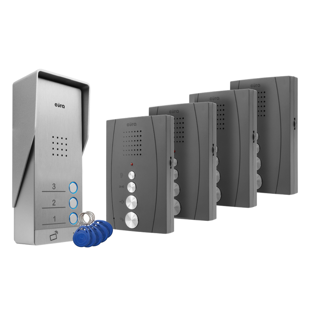 Domofonas Eura ADP-64A3 Graphite