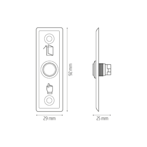 Išėjimo mygtukas Eura PB-02H5