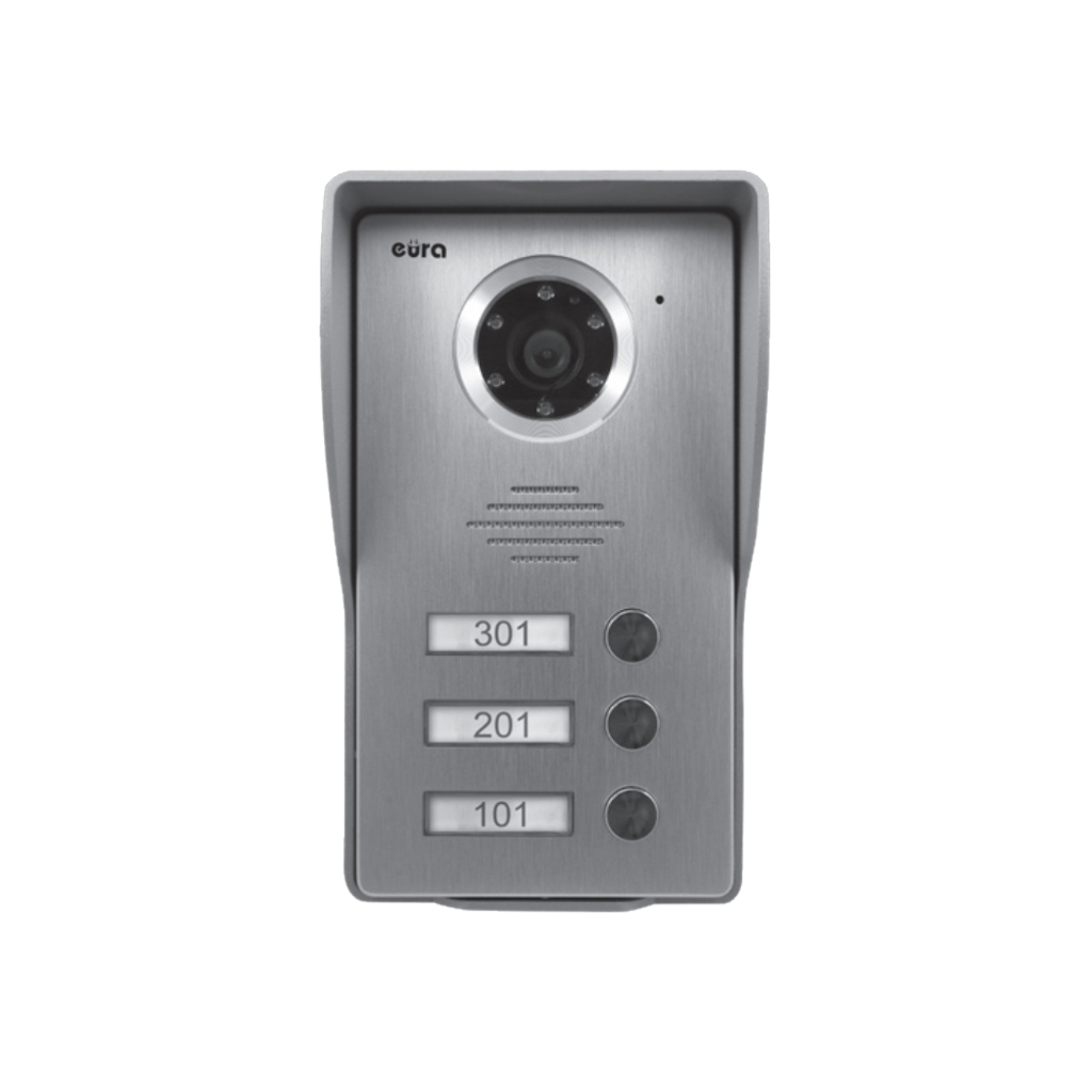 Išorinė domofono kasetė Eura VDA-24A3