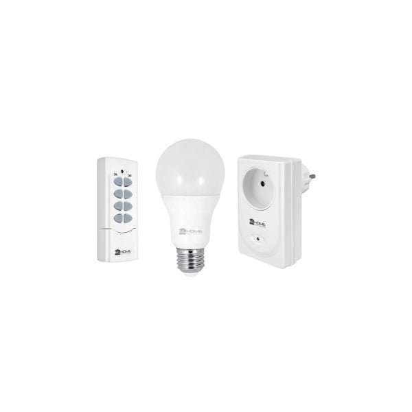 Lemputės, lizdo ir pultelio rinkinys El home RCX-80C8