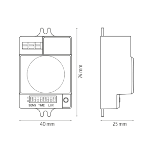 Mikrobangų judesio jutiklis El home MVD-04B7