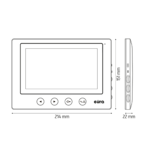 Monitorius Eura VDA-20A3