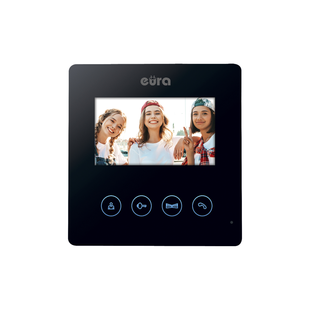 Monitorius Eura VDA-52A3 Black