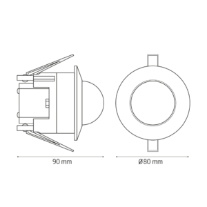 PIR judesio jutiklis El home MD-05B7