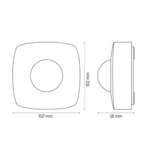 PIR judesio jutiklis El home MD-06B7