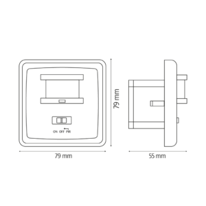 PIR judesio jutiklis El home MD-07B7