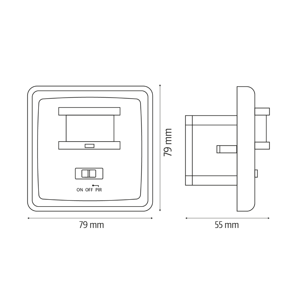 PIR judesio jutiklis El home MD-07B7
