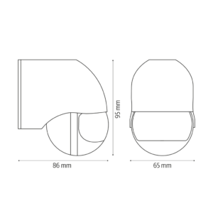 PIR judesio jutiklis El home MD-08B7