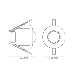 PIR judesio jutiklis El home MD-14B7