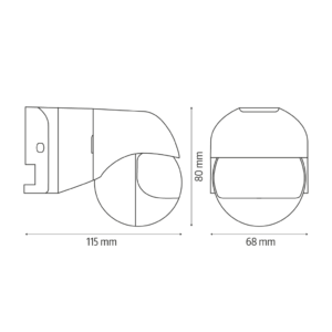 PIR judesio jutiklis El home MD-16B7