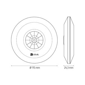 PIR judesio jutiklis El home MD-18B7