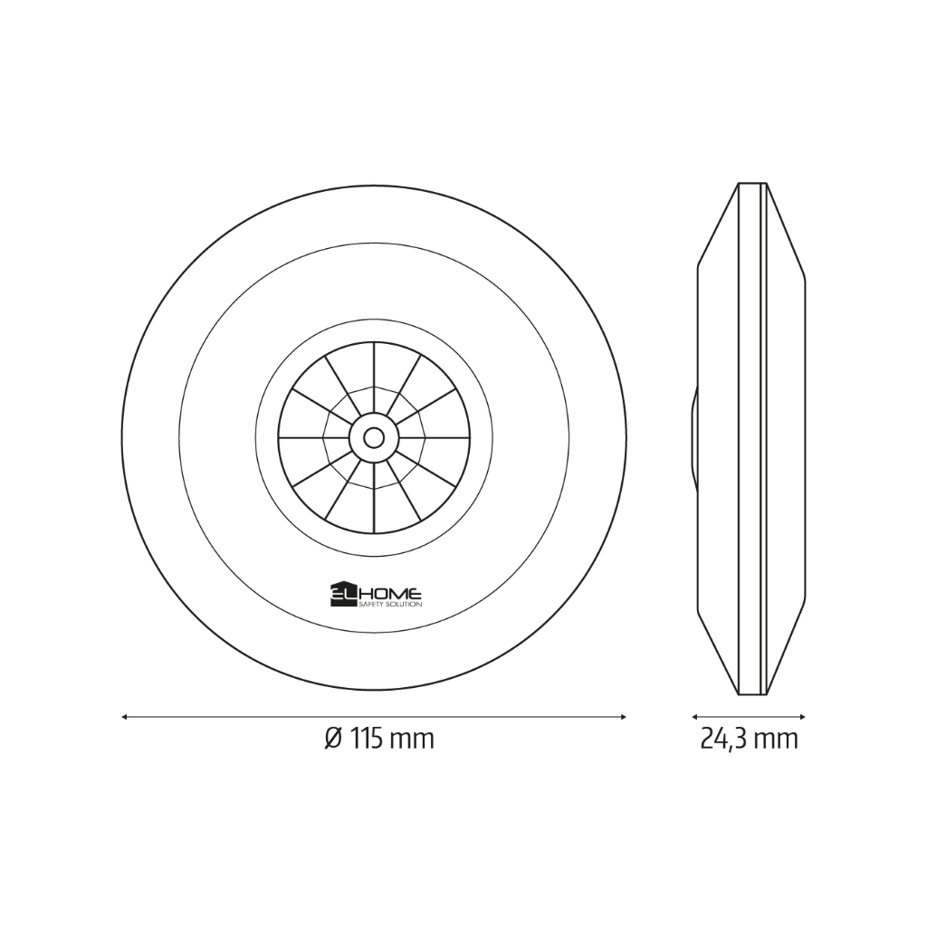 PIR judesio jutiklis El home MD-18B7