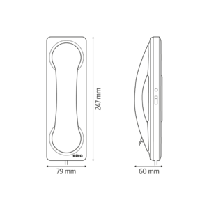 Vaizdo domofonas Eura VDP-50A3 Proxima