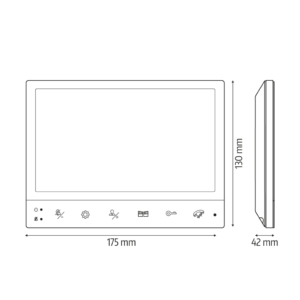 Vaizdo domofonas Eura VDP-80C5
