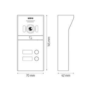 Vaizdo domofonas Eura VDP-80C5