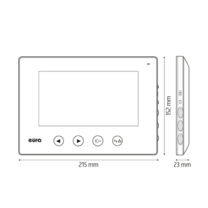 Vaizdo domofonas Eura VDP-90A3 DELTA+