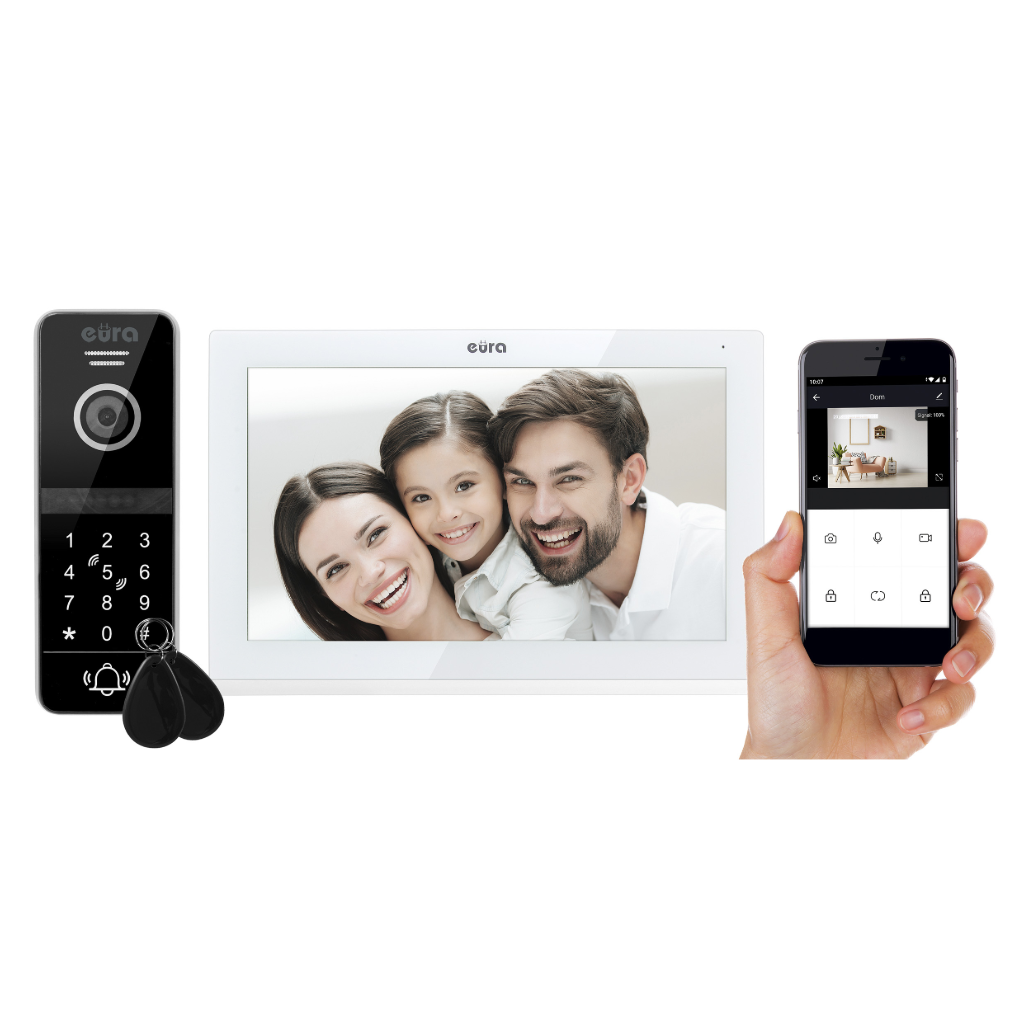 Vaizdo domofonas Eura VDP-97C5 White