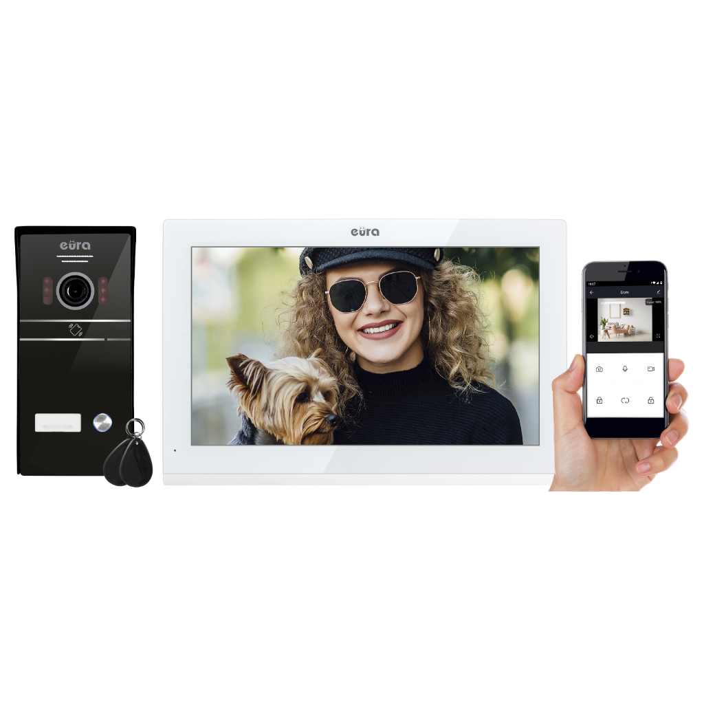 Vaizdo domofonas Eura VDP-98C5 White