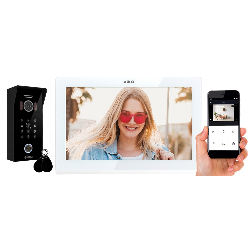 Vaizdo domofonas Eura VDP-99C5 White