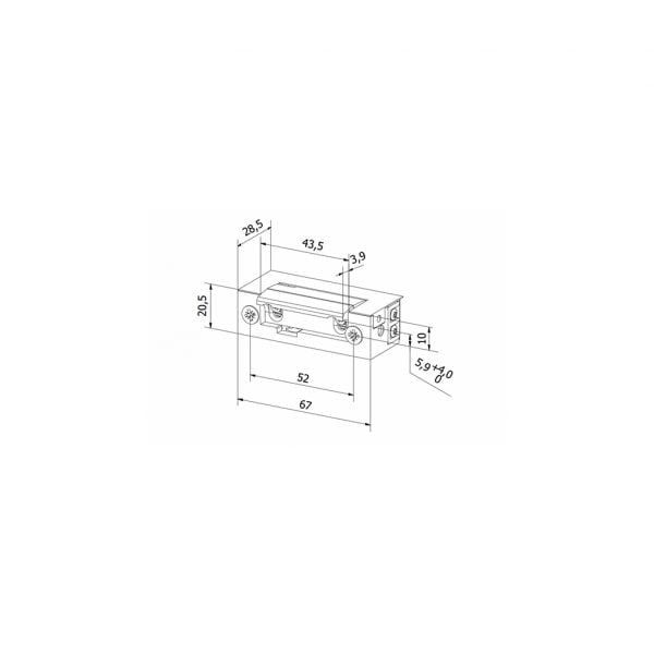 Elektromagnetinis užraktas RE-32G2