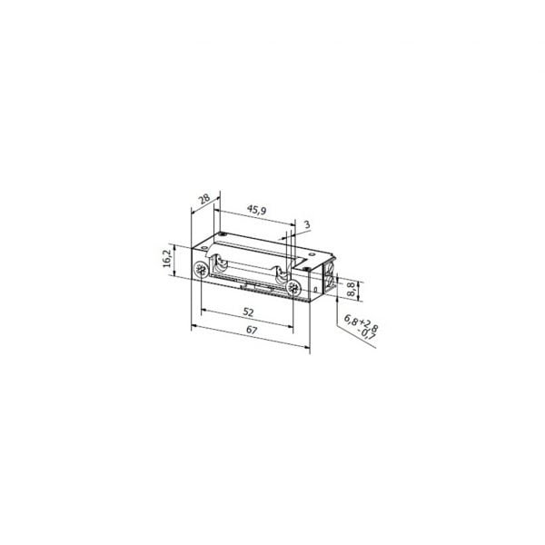 Elektromagnetinis užraktas XS12R