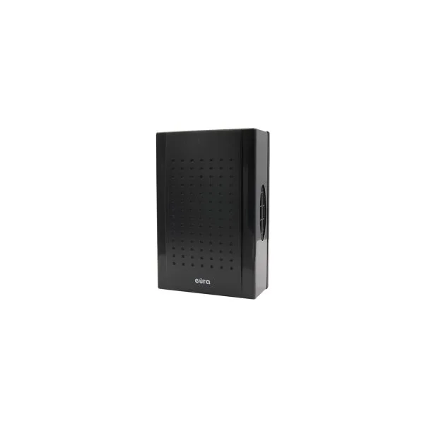 Dviejų garsų durų skambutis Eura DB-23A3 Black