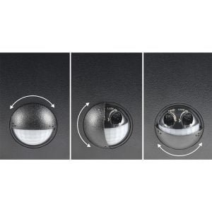 LED šviestuvas su judesio jutikliu El home ML-20B7 Black