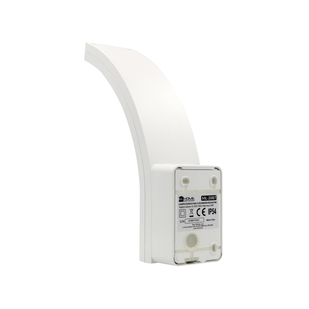 LED šviestuvas su judesio jutikliu El home ML-20B7 White