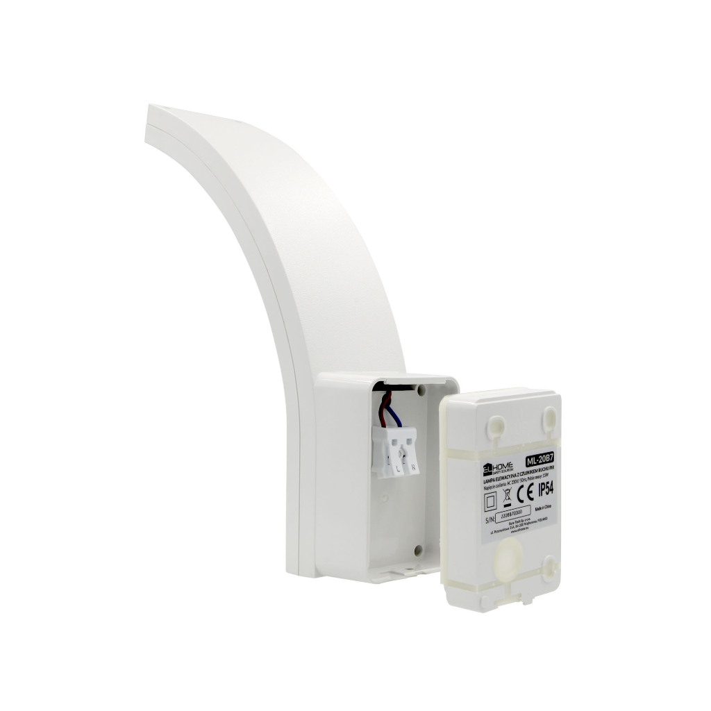LED šviestuvas su judesio jutikliu El home ML-20B7 White