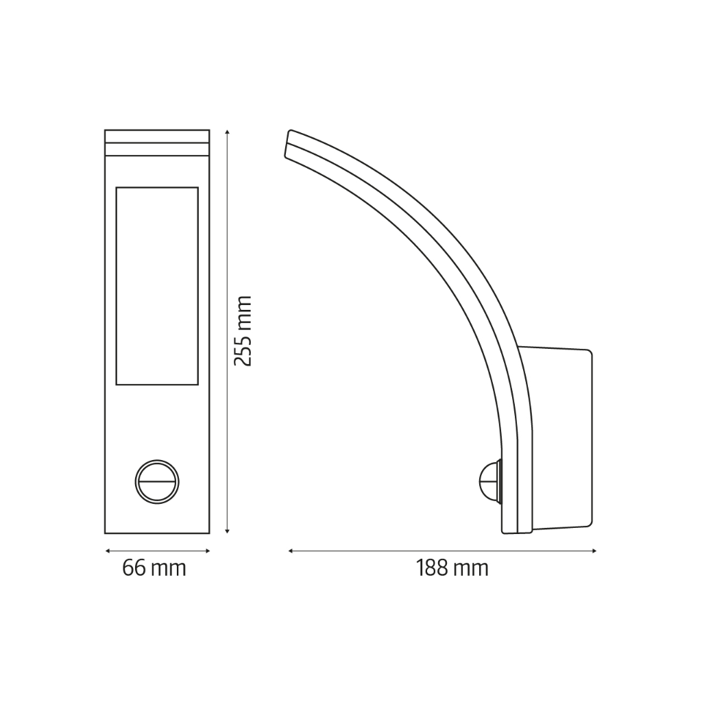 LED šviestuvas su judesio jutikliu El home ML-20B7