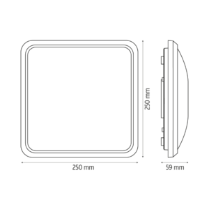 Šviestuvas su judesio jutikliu El home MVL-01B7