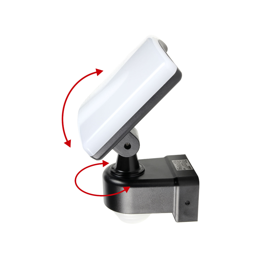 LED šviestuvas su judesio jutikliu El home ML-40B7 Black