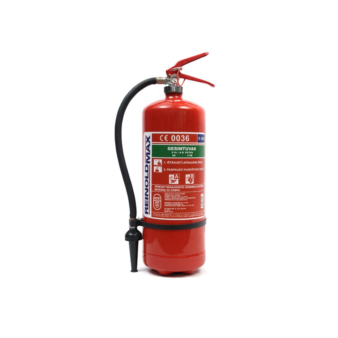Vandens putų gesintuvas ReinoldMax 6L iki -20C