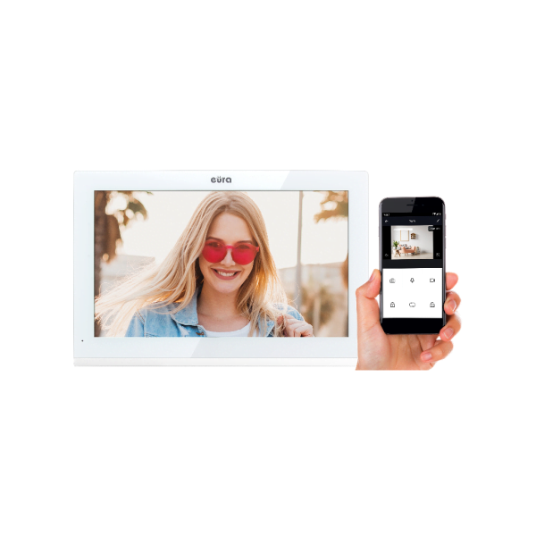 Monitorius Eura VDA-10C5 White