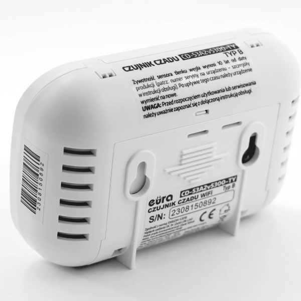 Anglies monoksido detektorius Eura CD-53A2v5300-TY WiFi