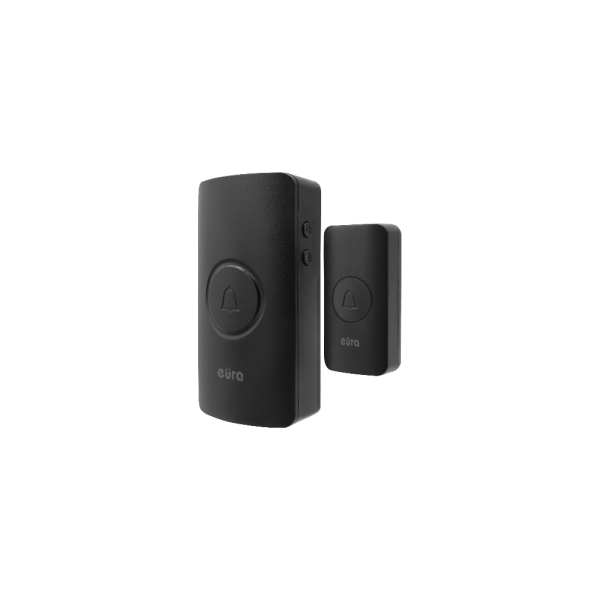 Bevielis durų skambutis Eura WDP-44A3 Funky Black