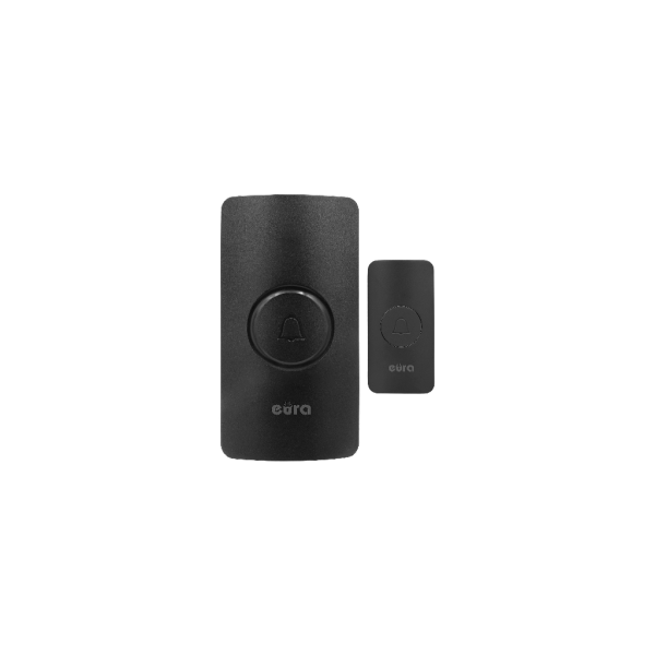 Bevielis durų skambutis Eura WDP-44A3 Funky Black